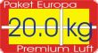 Premium-Luftpost Paket Europa - Rest bis 20.0 kg